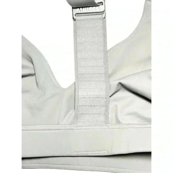 ATHLETA WOMEN’S LOW IMPACT SPORTS BRA•SIZE S (For A-C Cups)•LIGHT GREY• NWT• - Picture 4 of 10